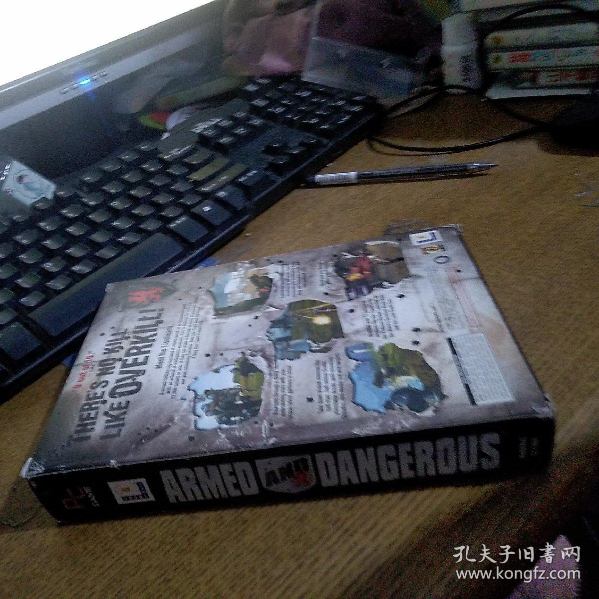 游戏光盘 ARMED AND DANGEROUS 武装与危险2CD加游戏手册