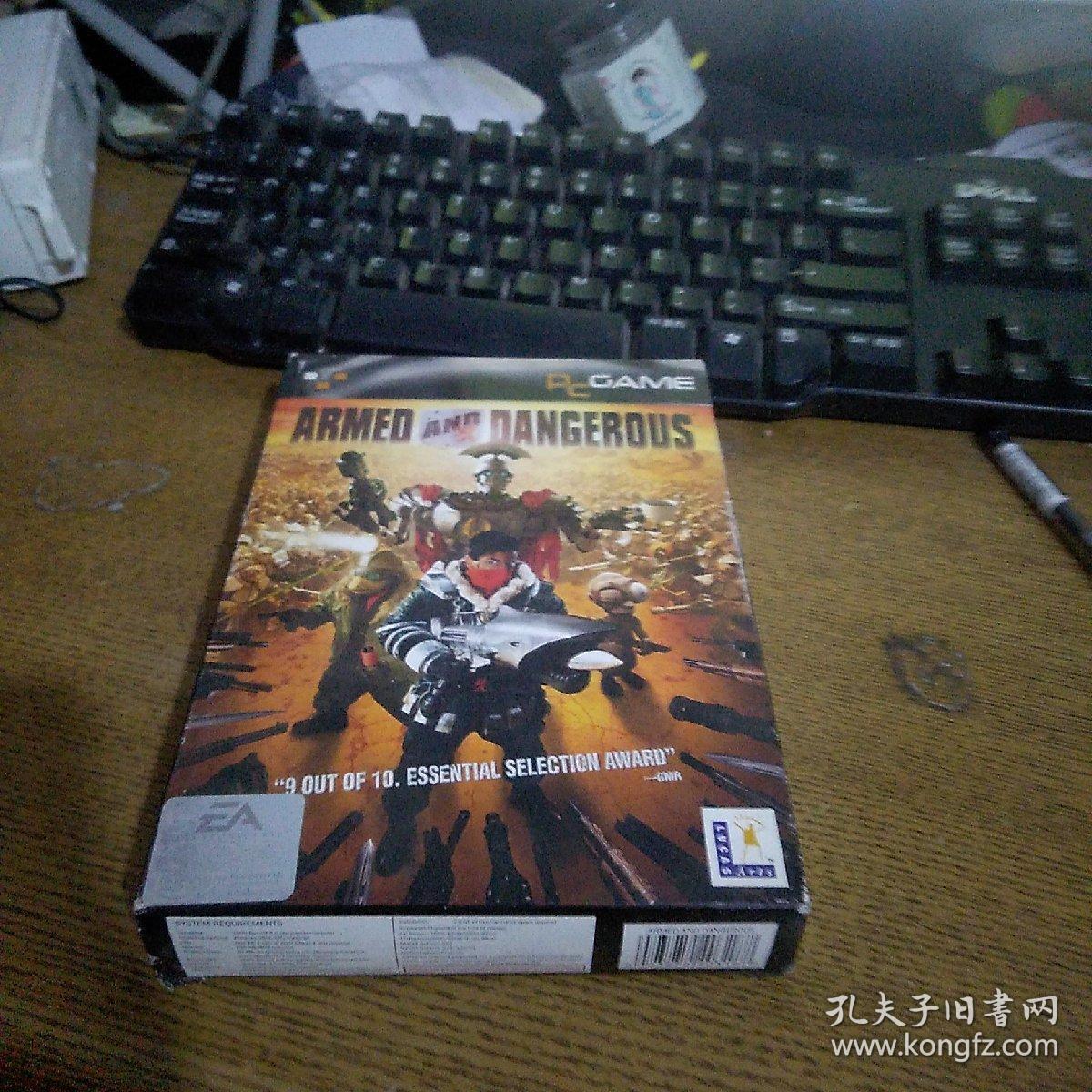 游戏光盘 ARMED AND DANGEROUS 武装与危险2CD加游戏手册