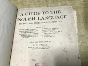 A Guide to the English Language  1915年版本   稀见   照片 实拍  D67