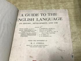 A Guide to the English Language  1915年版本   稀见   照片 实拍  D67