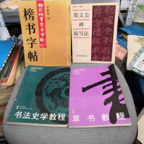 榜书字帖——经石峪笔意千字   郑文公碑临写法   草书教程   书法史学教程