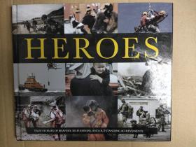 Heroes 英雄 现代最鼓舞人心的英雄故事 数十位英雄 全彩照片 精装书