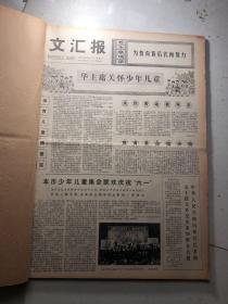 原版老报纸----《文汇报》1977年6月1日——6月30日 合订本！姚文元是胡凤反革命集团的忠实伙计