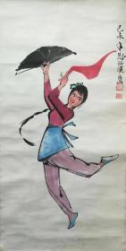 刘汝汉1979年题材精品人物托片