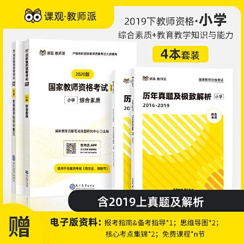 国家教师资格考试笔试专用教材2020版全套小学综合素质+小学教育教学知识与能力