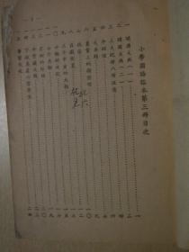 部队小学国语课本【1952年出版】缺封面