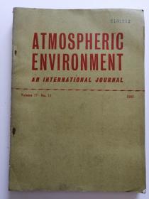 ATMOSPHERIC ENVIRONMENT  AN INTERNATIONAL JOURNAL   Volume 17  No.10  （英文原版  大气环境国际期刊）