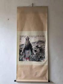 谭乃麟 作品（高原牧乐图）纯手绘作品