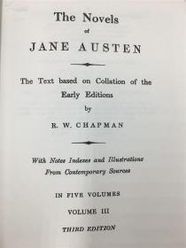 1923年精装版 简.奥斯汀《曼斯菲尔德庄园》和未出版的戏剧作品Jane Austen _Mansfield Park Hugh Thomson大量精美插图