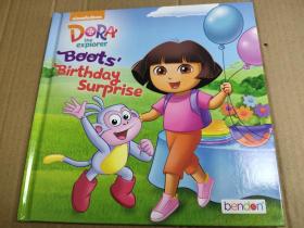 Nickelodeon Dora The Explorer 尼克频道 爱探险的朵拉 布茨的生日惊喜 儿童英文绘本故事 英语学习 精装本