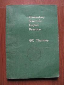 1977年   《Elementary  Scientific  English  Practice》