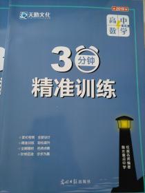 30分钟精准训练 高中数学 文科 2019