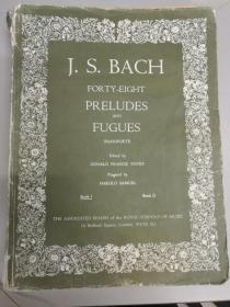 J. S. Bach Forty-eight Preludes And Fugues Pianoforte (Book I) 巴赫48首序曲和赋格钢琴曲谱（卷1）