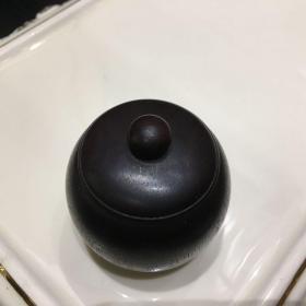 紫檀小粉盒 老木新作