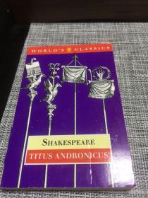 SHAKESPEARE TITUS ANDRONICUS（莎士比亚·提图斯·安德罗尼卡斯）英文原版书4