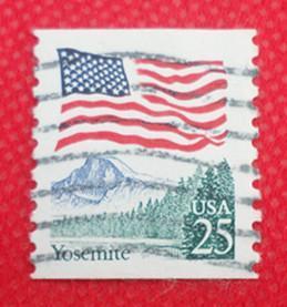 美国信销邮票    优胜美地公园