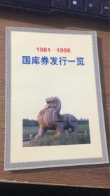 1981-1998国库卷发行一览
