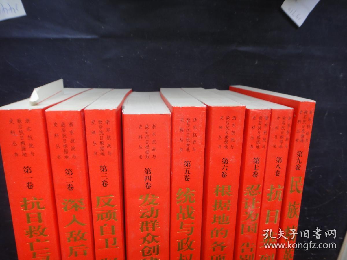 浙东抗战与敌后抗日根据地史料丛书《全九册》