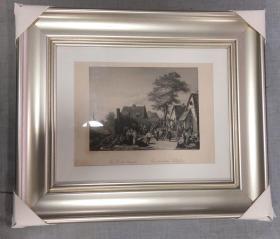 1860年左右原版铜板画   画框规格：  长38cm      宽33.1cm / 内部画页规格：长20.5cm     宽16.5cm （15）