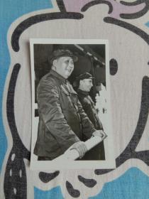 毛主席和林彪合影小照片。