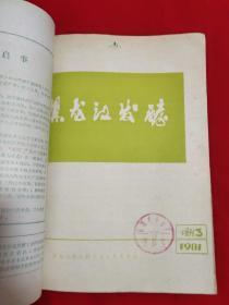 黑龙江发酵增刊（1981/1、1981/2、1981/3、3本钉一起）【16开本见图】E1