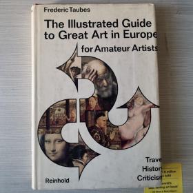 The illustrated guide to great art in Europe for amateur artists 欧洲杰出的艺术成就 欧洲艺术史 精装 英文原版