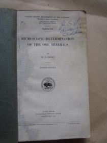 MICROSCOPIC DETERMINATION OF THE ORE MINERALS 矿石矿物的宏观测定  民国1940年版"