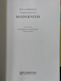 The Cambridge Companion to Modernism