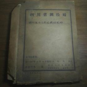 《四川乐山大佛近摄测资料》（内附上世纪八十年代大佛照32张及相关数据资料，珍贵罕见）