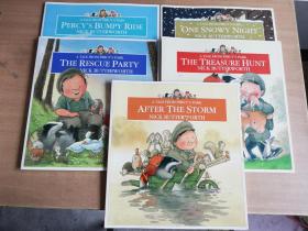A Tale from Percys Park：The Rescue Party、Percys Bumpy Ride、After the Storm、The Treasure Hunt、One Snowy Night（5册合售）来自珀西公园的故事：救援队、珀西颠簸的旅程、风暴后、寻宝、一个雪夜【实物拍图 品相自鉴】