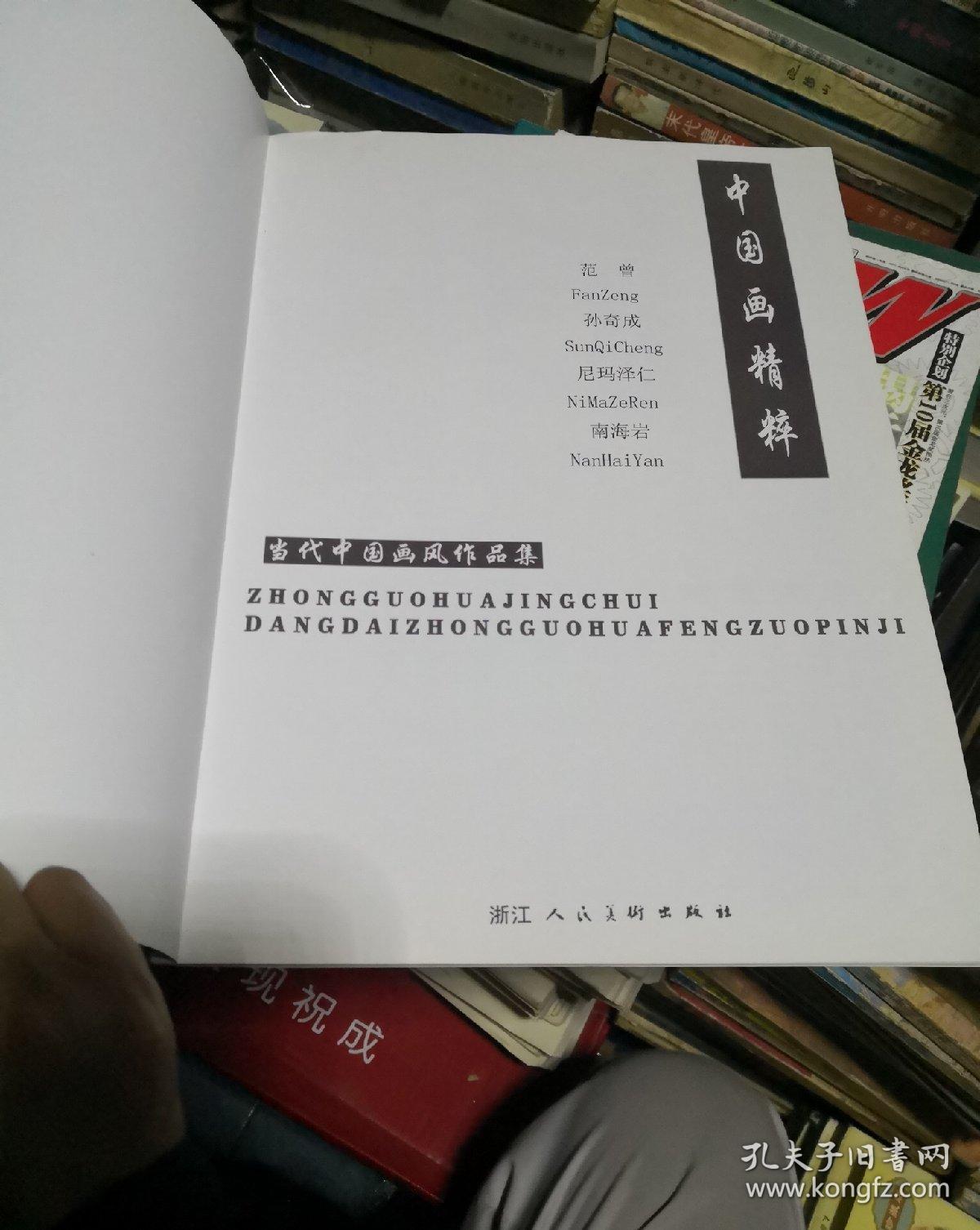 中国画精粹---当代中国画风作品集 8开