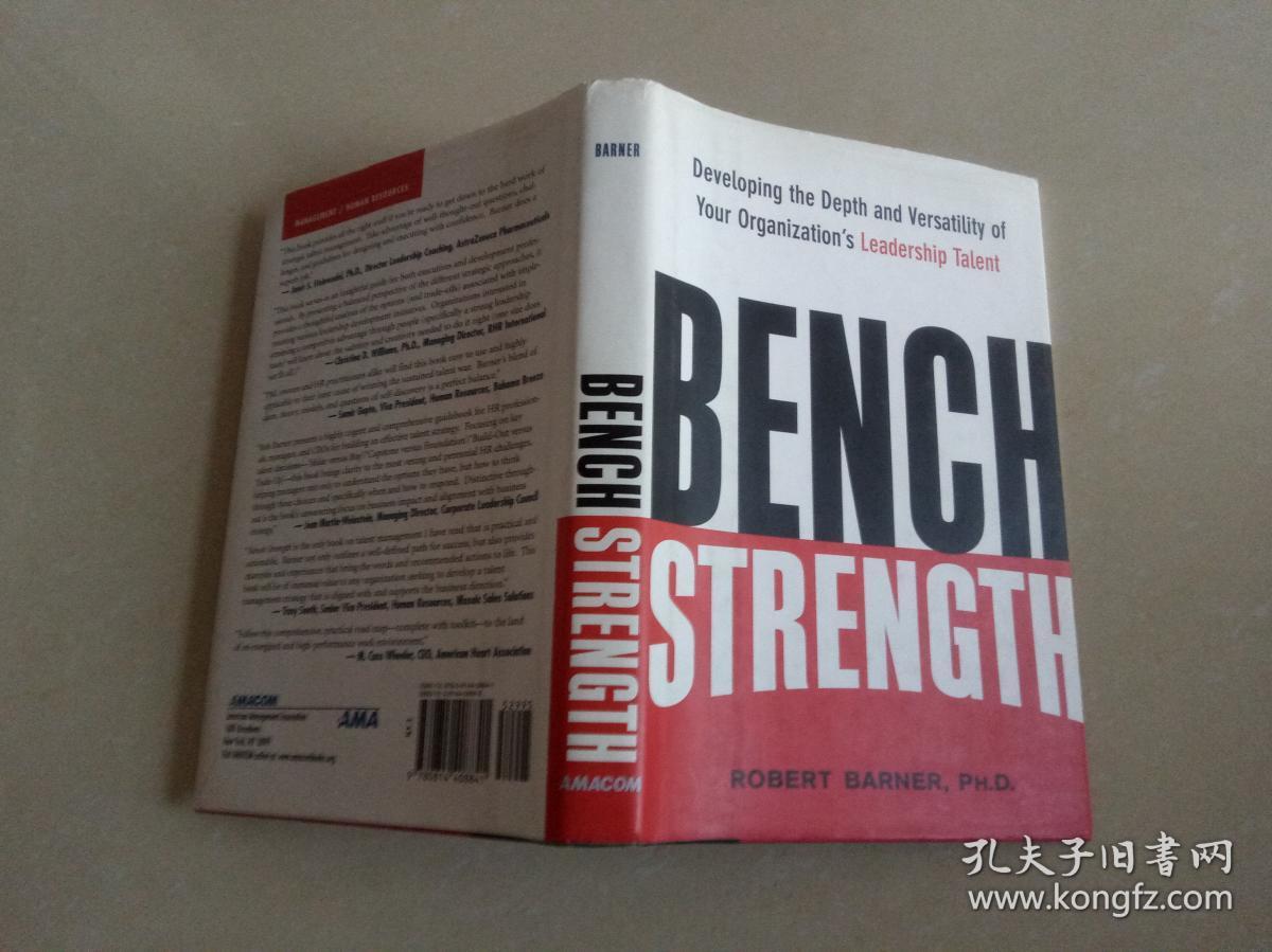 Bench Strength: Developing the Depth and Versatility of Your Organizations Leadership Talent