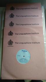 灵格风英语教程 英国产黑胶唱片 5张全集 （LINGUAPHONE ENGLISH COURSE）