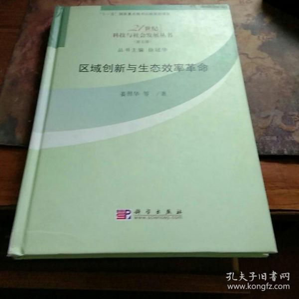 区域创新与生态效率革命    16开精装   私藏品佳