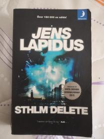 Sthlm Delete 瑞典语原版 悬疑侦探小说 作者Jens Lapidus