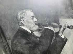 【百元包邮】《弦乐四重奏》 1906年版  印制方式不祥 纸张尺寸约56×41厘米 （编号M002210)