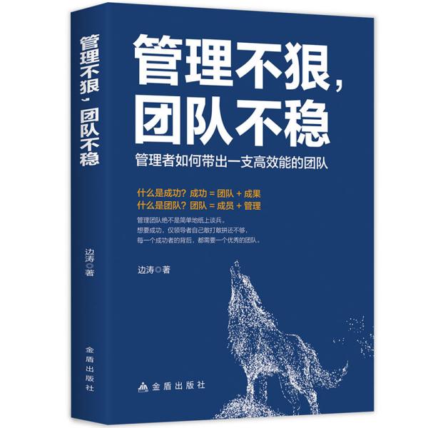 管理不狠团队不稳系列（全3册）管理不狠，团队不稳+从聪明人是如何带团队的+不懂带团队你就自己累（荣景套系）