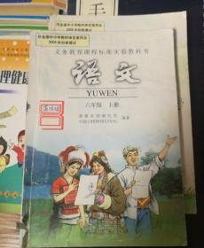 义务教育课程标准实验教科书 语文 六年级上册实物拍图