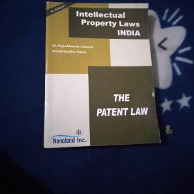 Intellectual  Property Laws  INDIA THE  PATENT LAW。