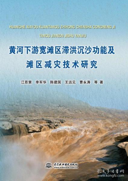 黄河下游宽滩区滞洪沉沙功能及滩区减灾技术研究