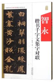 【正版】中国历代名碑名帖集字系列丛书·智永千字文集字对联