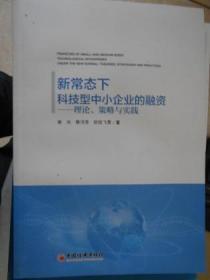 新常态下科技型中小企业的融资——理论、策略与实践