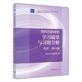 线性代数附册 学习辅导与习题全解（同济·第六版）