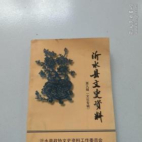 沂水县文史资料(第九辑)