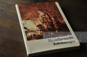 国内现货 实物拍摄【德语原版《 Rembrandt  / Drawings Zeichnungen  》伦勃朗素描集】 几乎全是素描作品插图◆ 带原书衣 大16开本精装 38x 23.5x 2cm  厚125页 净重约2斤 意大利印刷 ★ 全书无笔迹划痕  绝对德文原版