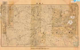 【提供资料信息服务】民国二十三年（1934年）《上思县老地图》（原图高清复制）民国广西防城港上思老地图，民国上思地图、上思县老地图、上思县地图。全图范围四至，请看图片。上思县地理地名历史变迁重要史料。裱框之后，风貌佳。
