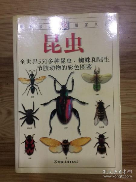 昆虫：全世界550多种昆虫、蜘蛛和陆生节肢动物的彩色图鉴