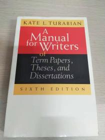 A Manual for Writers of Research Papers, Theses, and Dissertations  【英文原版，品相佳】