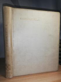 1900年 作者签名本 Savonarola - meditations on psalm LI and part of psalm XXXI in Latin with an English translation 有藏书票 书顶刷金 部分毛边未裁 22.2X18CM