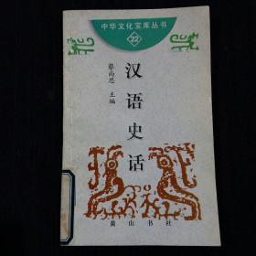 中华文化宝库丛书 22：汉语史话